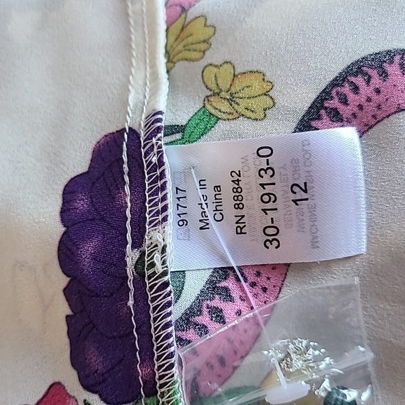 ELLOS Tie-Neck Peplum Tunic - Picture 4 of 5